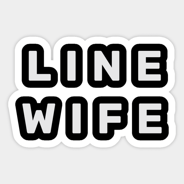 Linewife - Wife of A Lineman Sticker by LineXpressions